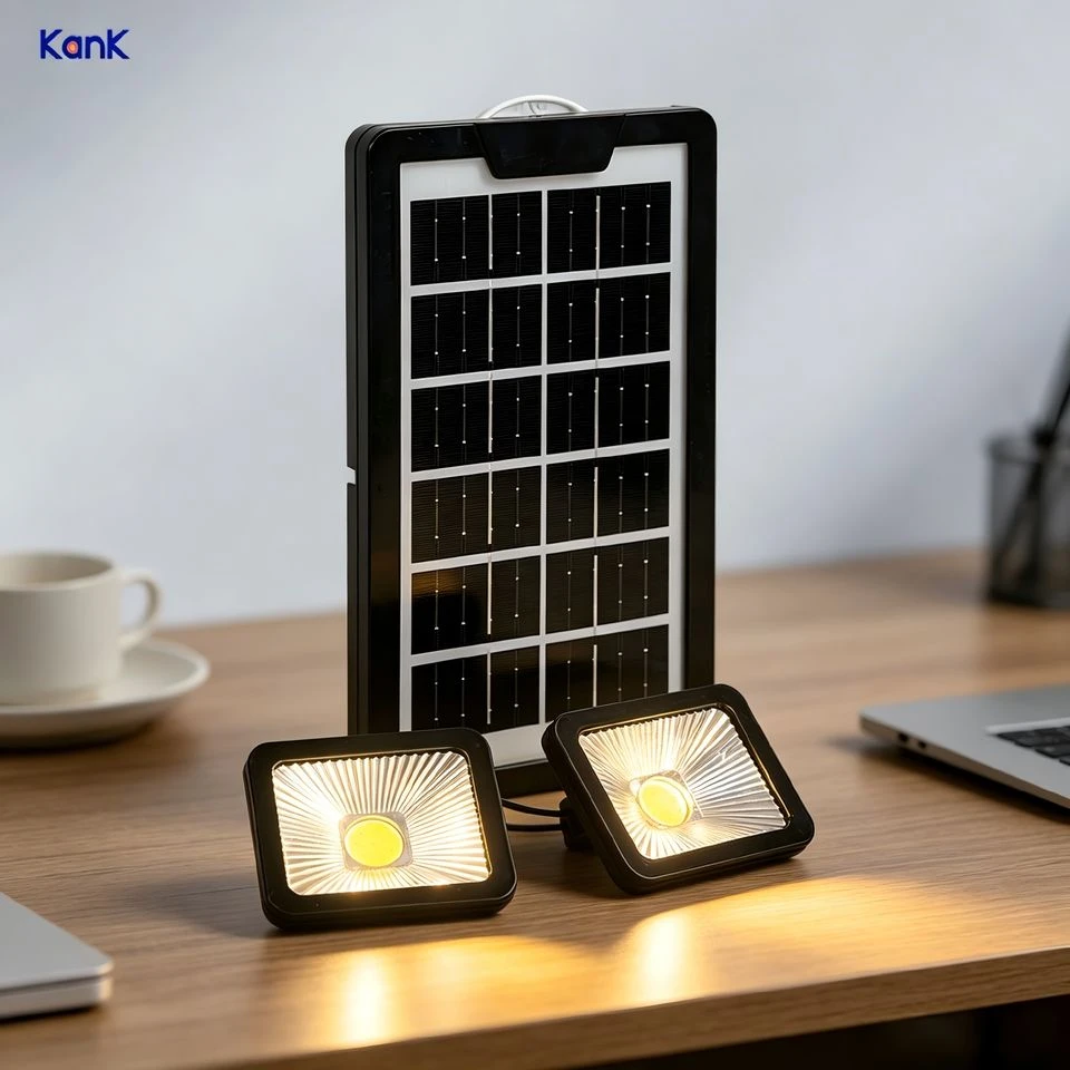 System oświetlenia zasilanego energią słoneczną 4800 mAh Duża pojemność 4 W Panel słoneczny Multi DC USB Typ-Wyjście C Zestaw zewnętrzny